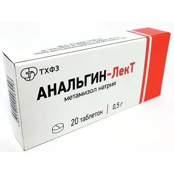 Анальгин-ЛекТ таблетки 500 мг 20 шт.
