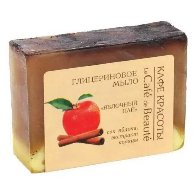 Кафе красоты Мыло глицериновое Яблочный пай 100 г