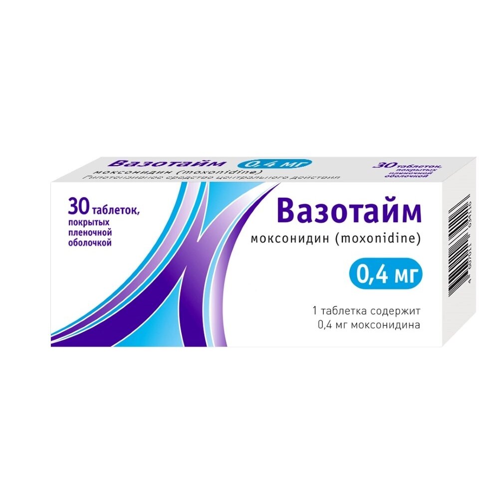 Вазотайм таблетки 0,4 мг 30 шт.