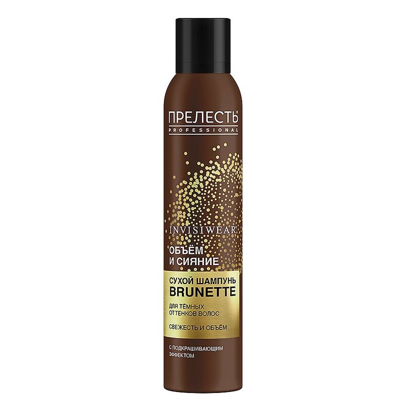 Шампунь для волос сухой Прелесть Professional invisiwear dry shampoo естественный объем и блеск 200 мл