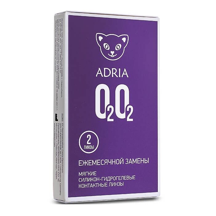 Контактные линзы Adria О2О2 MULTIFOCAL 8.6 -6.50 2pk