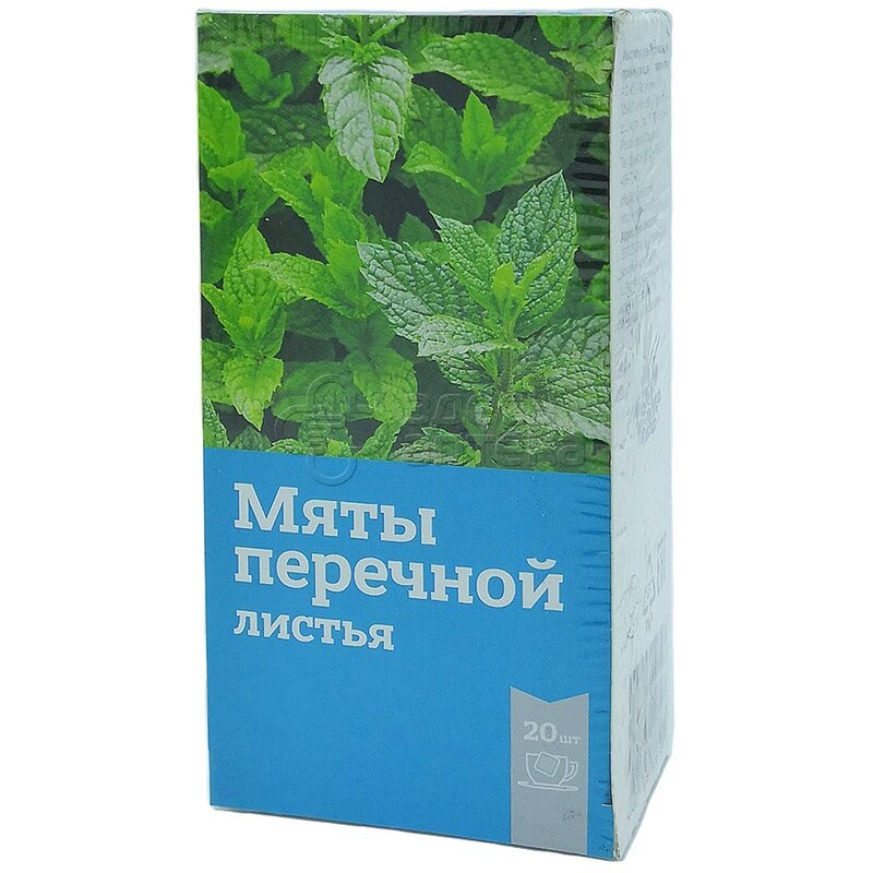 Мяты перечной лист фильтр-пакеты 1,5 г 20 шт.