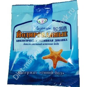 Леденцы йодированные без сахара 30 г