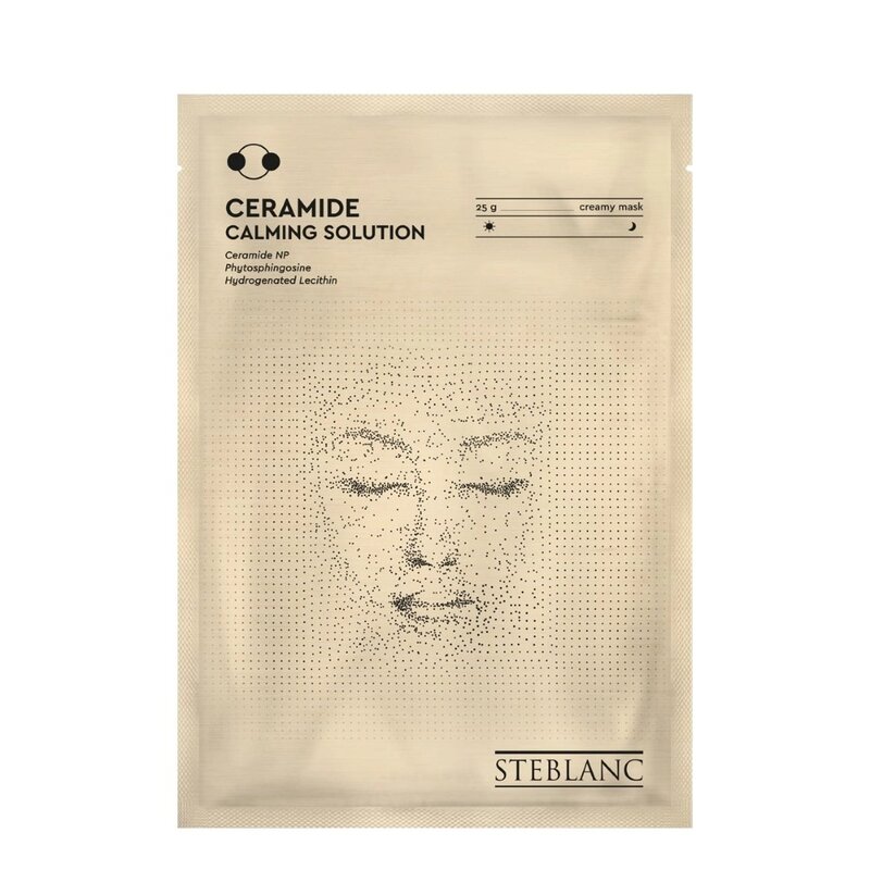 Крем-маска тканевая для лица Steblanc успокаивающая с церамидами 1 шт.