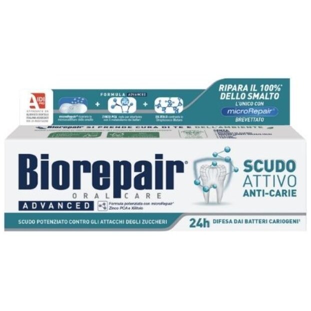 Зубная паста Biorepair PRO Active Shield Защита эмали зубов 75 мл