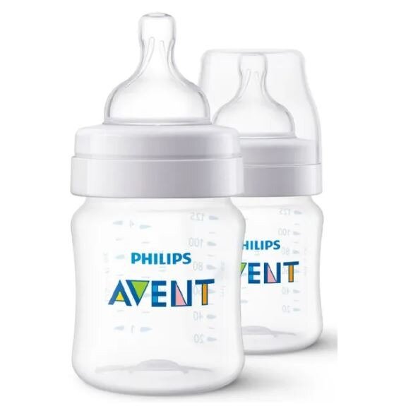 Детская бутылочка для новорожденных Авен Филипс (Avent philips) Anti-colic 0 мес+ SCY100/02 125 мл 2 шт.