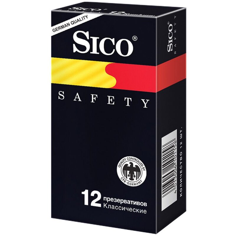 Презервативы Sico Safety классические 12 шт.