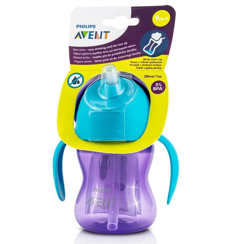 Чашка-поильник Avent с трубочкой с 9 мес. SCF796/02 200 мл
