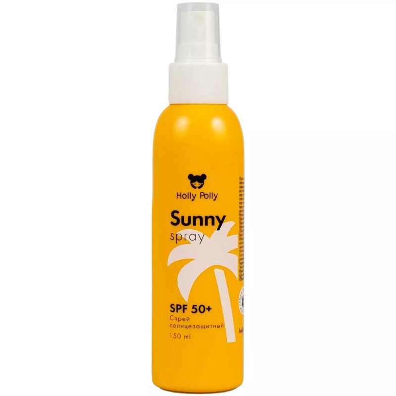 Спрей для лица и тела солнцезащитный Holly polly spf 50+ sunny 150 мл