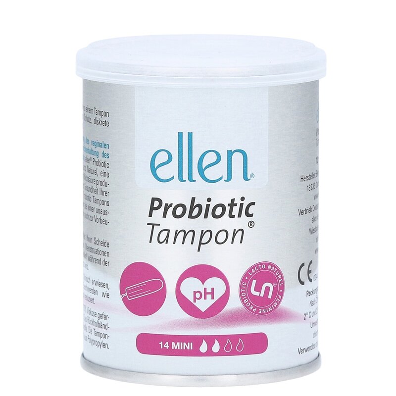 Ellen тампоны с пробиотиками mini 14 шт.