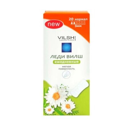Прокладки ежедневные Lady Vilsh E-Day Soft Normal 20 шт.