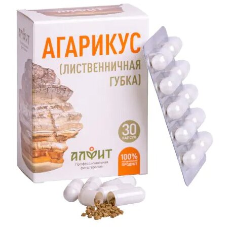 Концентрат на растительном сырье "Агарикус" капсулы 500 мг 30 шт.