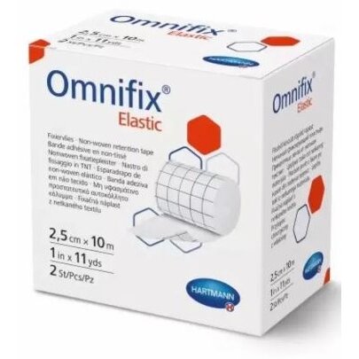 Пластырь Hartmann Omnifix Elastic нетканый 10 м х 2,5 см 2 шт.