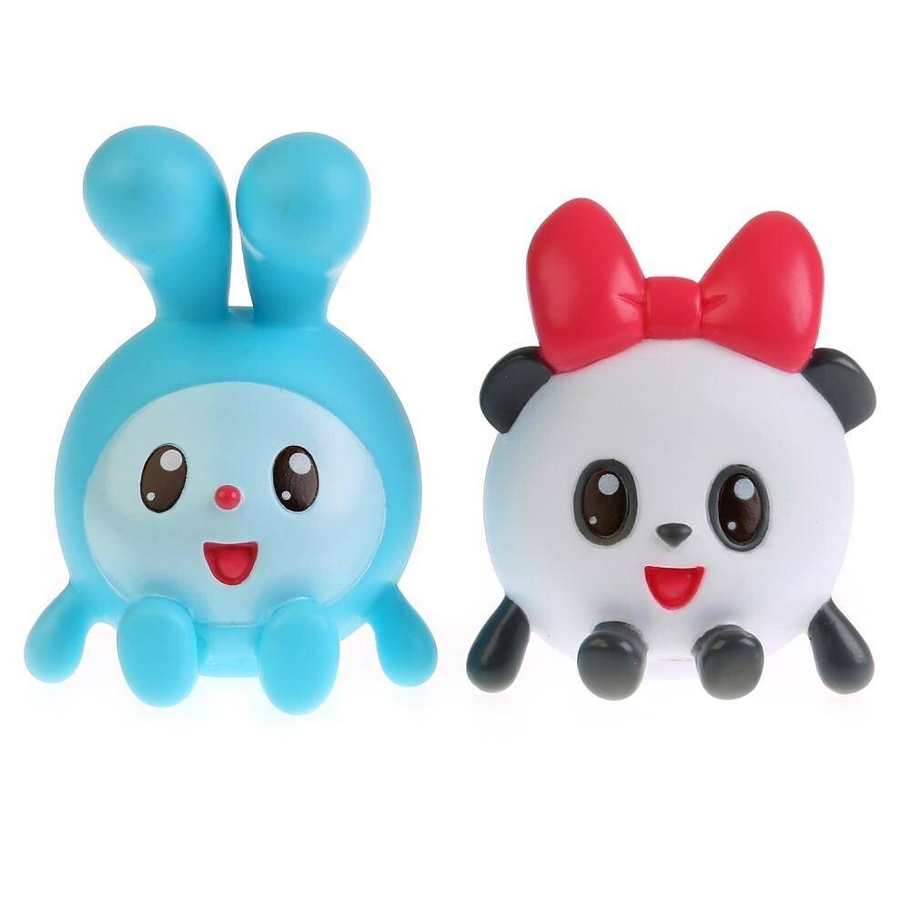 Набор игрушек для купания Малышарики Крошик и Пандочка арт. LX-ST1710-1712