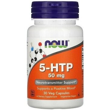 5-HTP Now Foods капсулы вегетарианские 50 мг 30 шт.