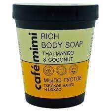 Мыло для тела густое Cafe Mimi тайское манго и кокос 220 мл