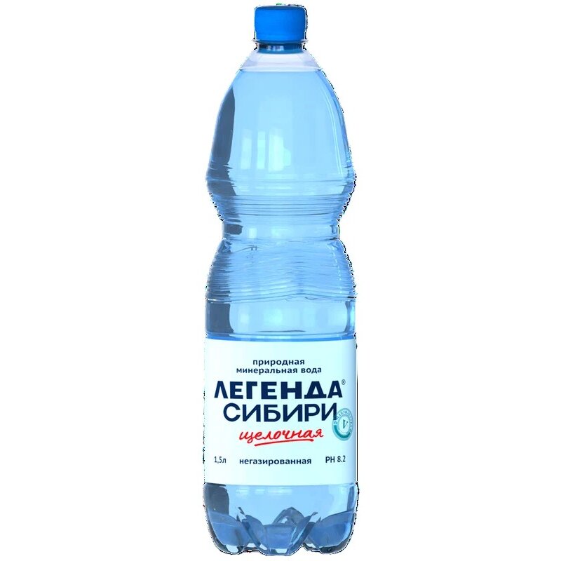 Легенда сибири вода минеральная питьевая негазированная 1.5л бут.п/э