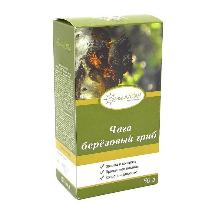 Чага (березовый гриб) 50 г