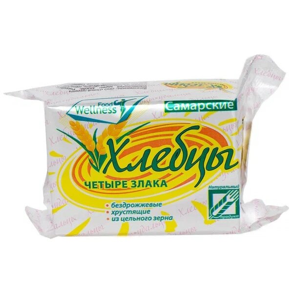 Самарские хлебцы 4 злака 90 г