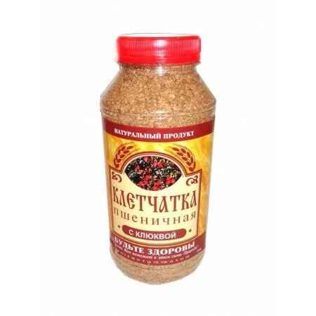 Клетчатка пшеничная с клюквой 270 г