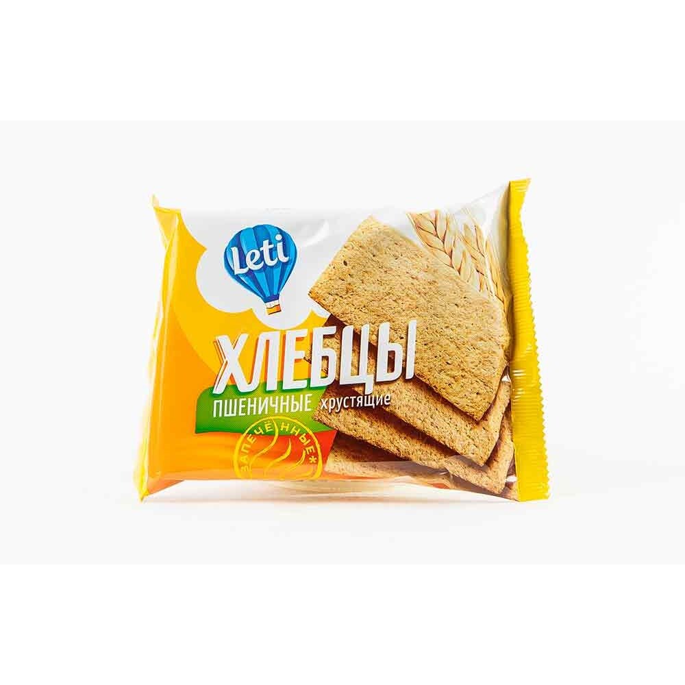 Хлебцы Leti запеченные хрустящие пшеничные 60 г