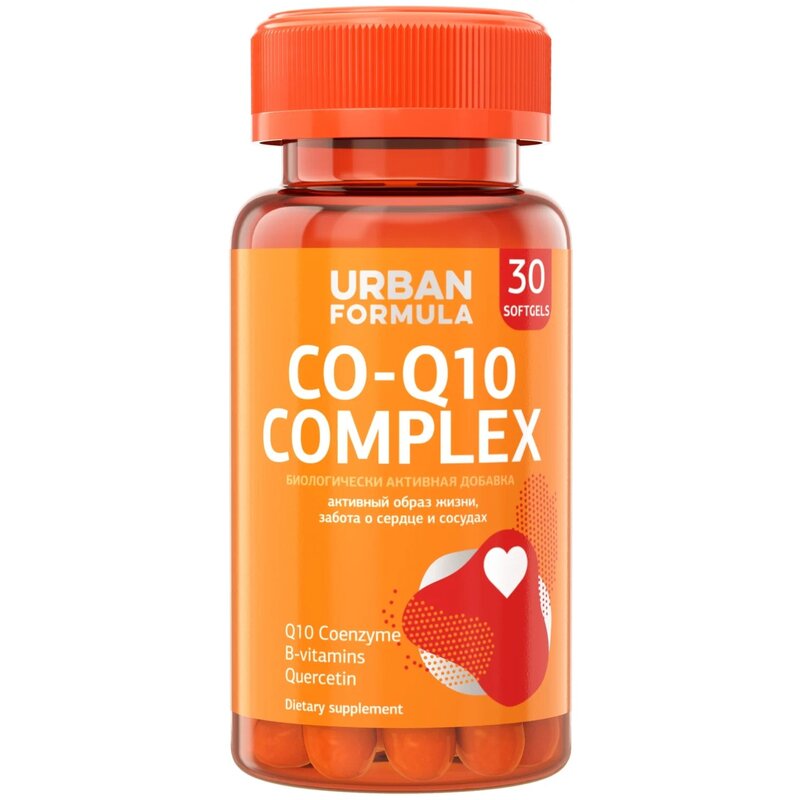 Капсулы Urban formula Co-Q10 Complex 790 мг 30 шт.
