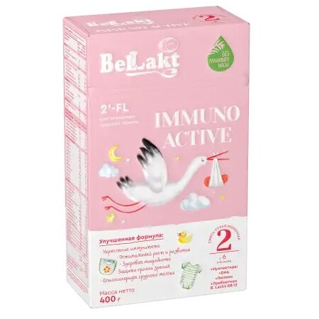 Молочная смесь Bellakt Immuno Activе 2 последующая с бифидобактериями с 6 мес 400 г