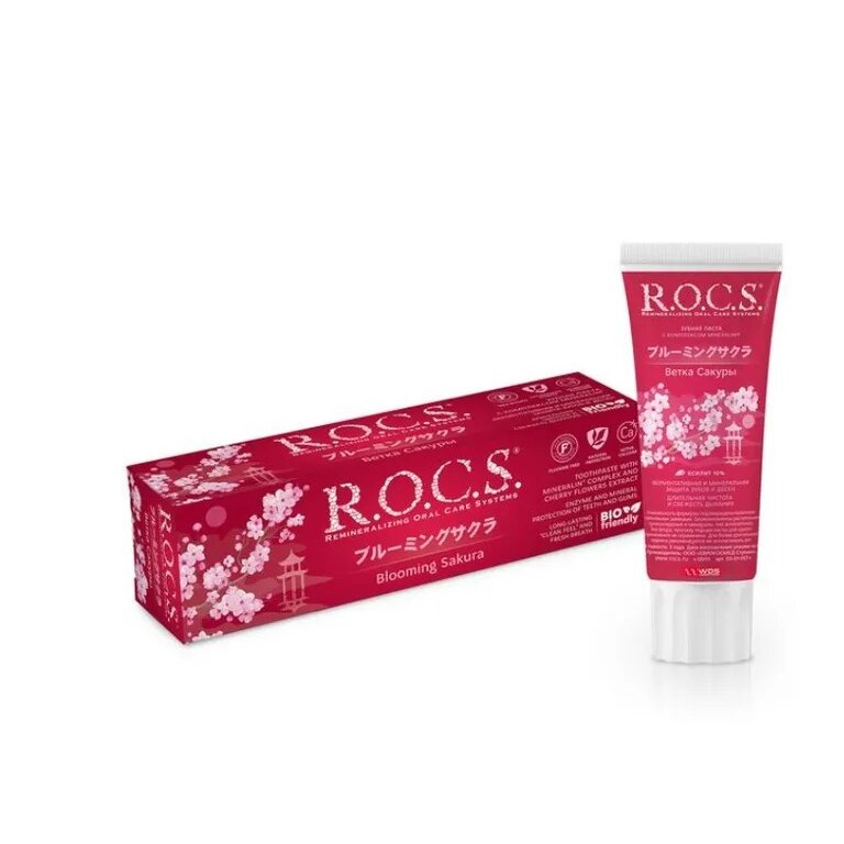 Зубная паста Рокс (R.O.C.S.) Ветка сакуры 74 г