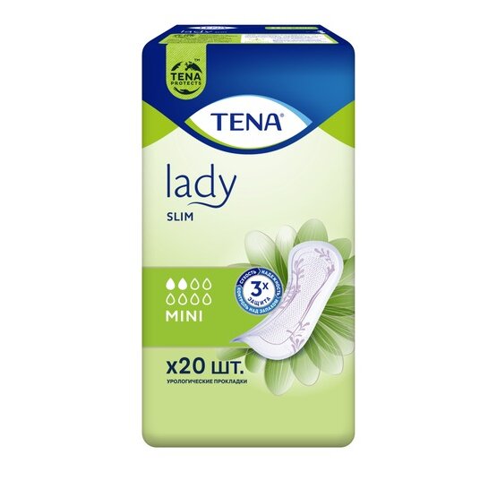 Урологические прокладки TENA Lady Slim Mini 20 шт.
