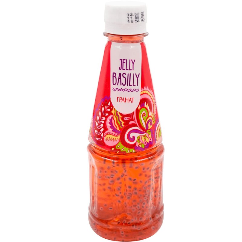 Jelly basilly напиток гранат с семенами базилика 300 мл