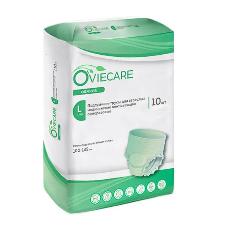 Подгузники-трусы для взрослых Oviecare L 10 шт.