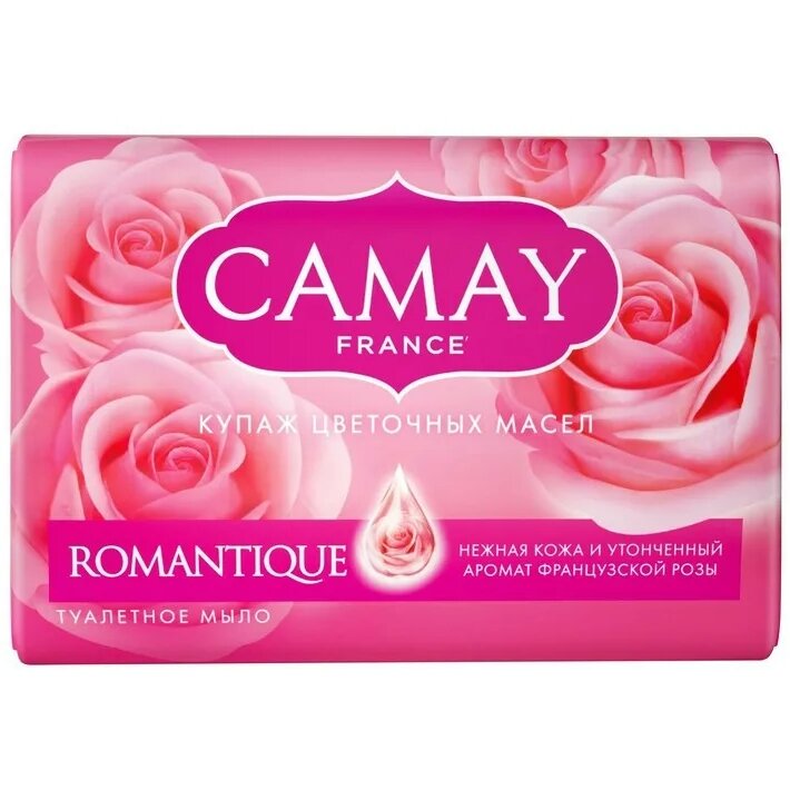 Мыло Camay Romantique аромат французской розы 85 г