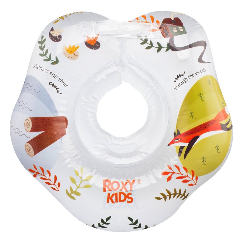 Круг надувной на шею для купания малышей Рокси Кидс (Roxy-Kids) fox