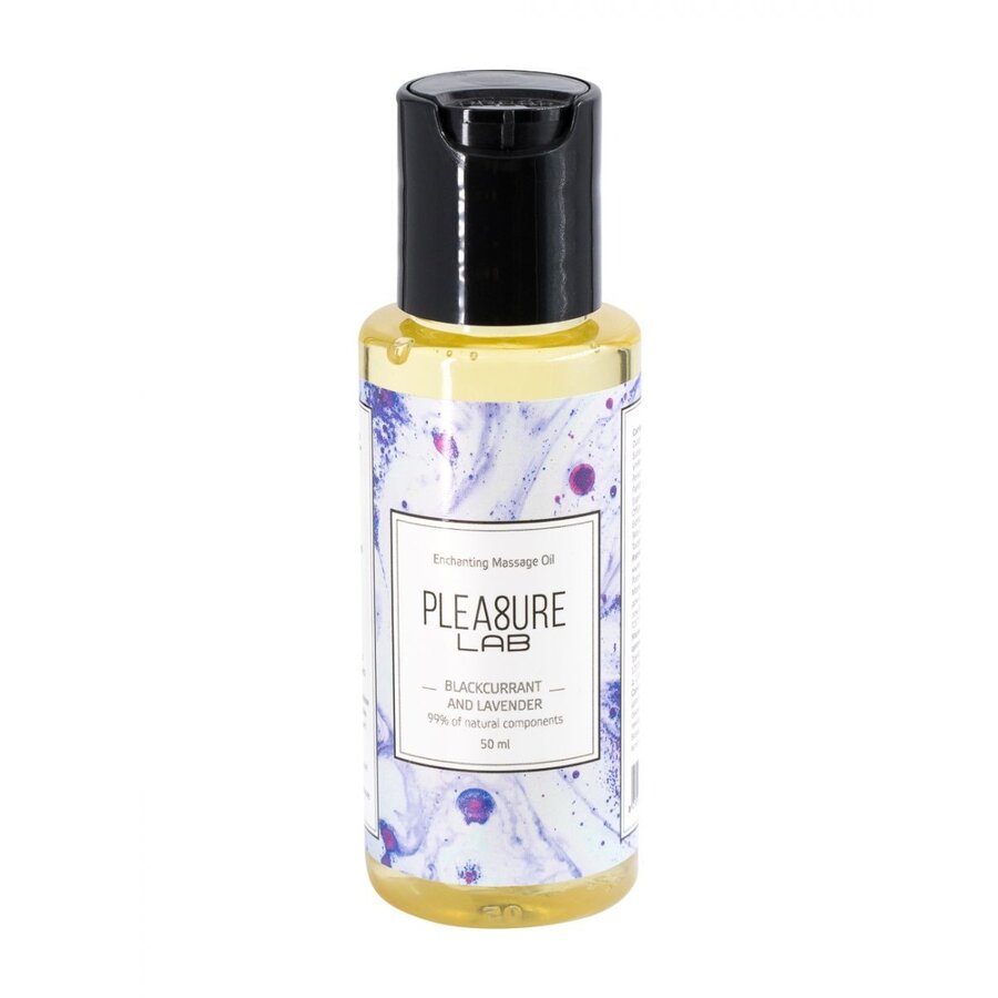 Массажное масло Pleasure Lab Enchanting с ароматом черной смородины и лаванды 50 мл