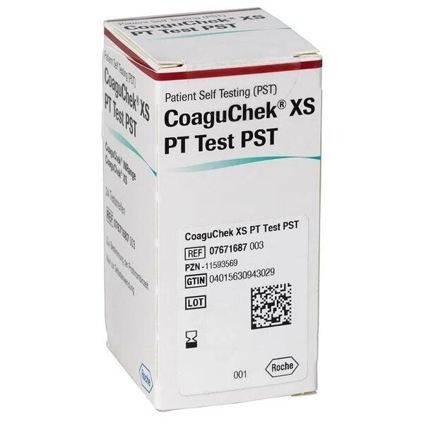 CoaguCheк XS ПТ Тест ПСТ Тест-полоски 6 шт