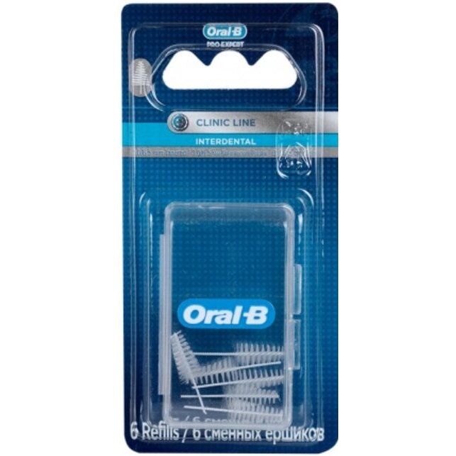 Ершики Oral-B Pro-Expert Clinic Line для межзубной щетки 6 шт.