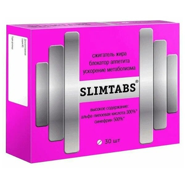 Slimtabs Синефрин и Альфа-липоевая кислота Витамир таблетки 30 шт.
