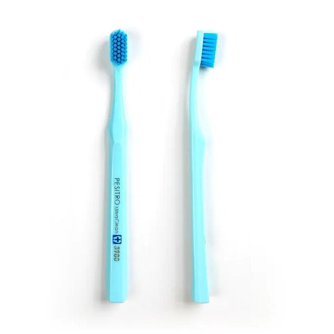 Зубная щетка Песитро средней жесткости голубая 3980 1 шт.