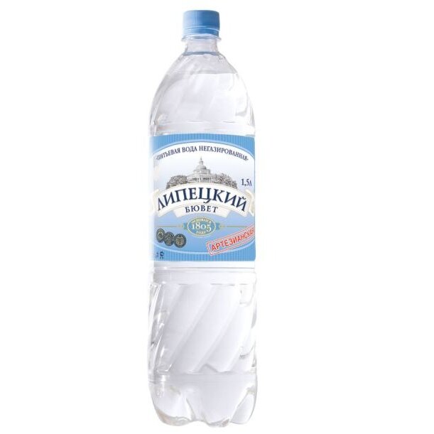Вода негазированная Липецкий Бювет 1,5 л