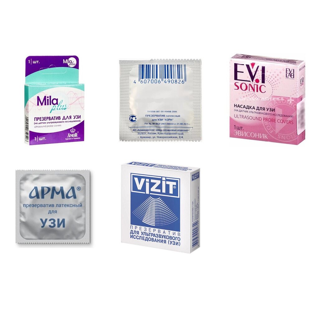 Презерватив для УЗИ 1 шт. (любой производитель)