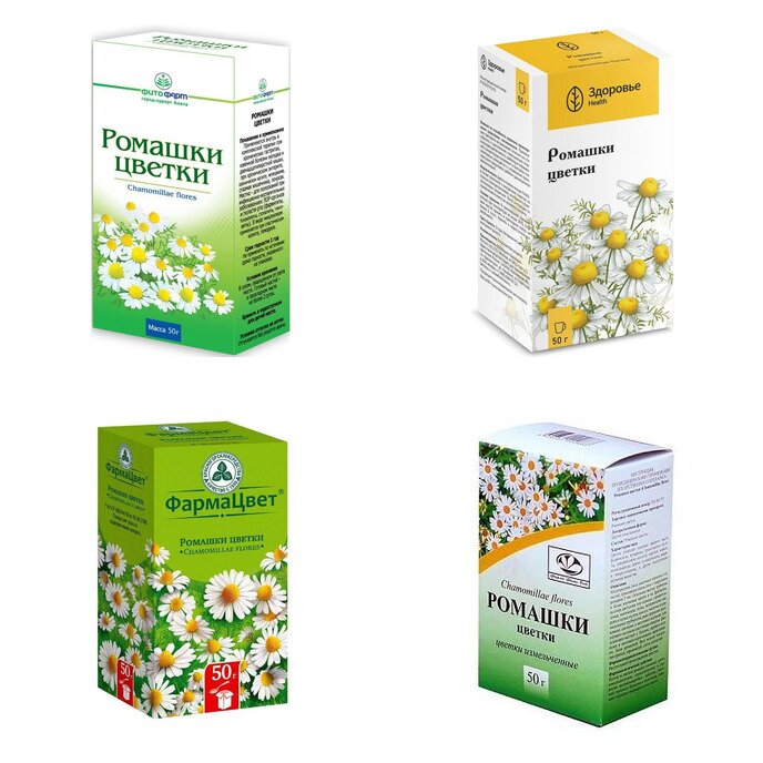 Ромашки цветки 50 г (любой производитель)
