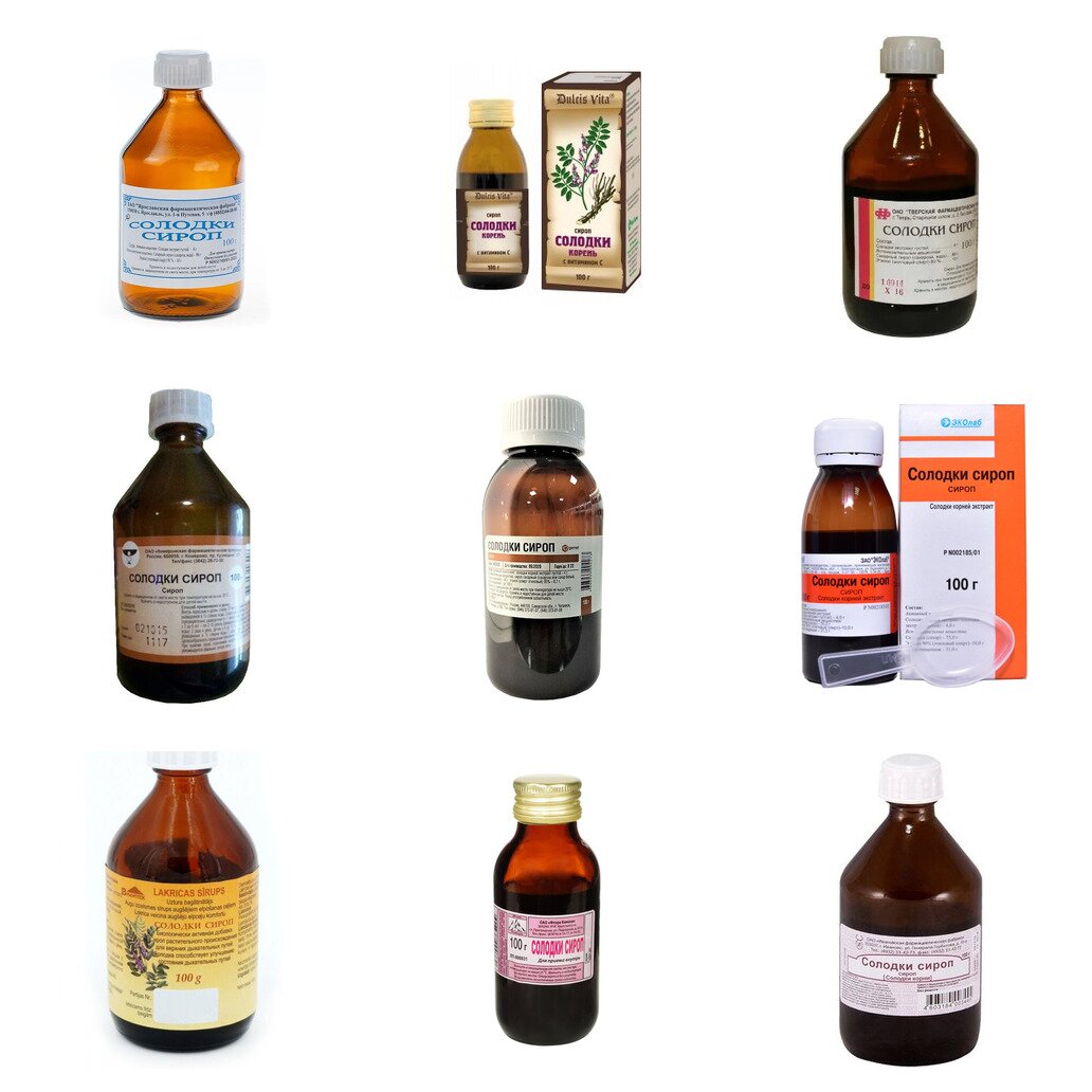Солодки корня сироп 100 г (любой производитель)