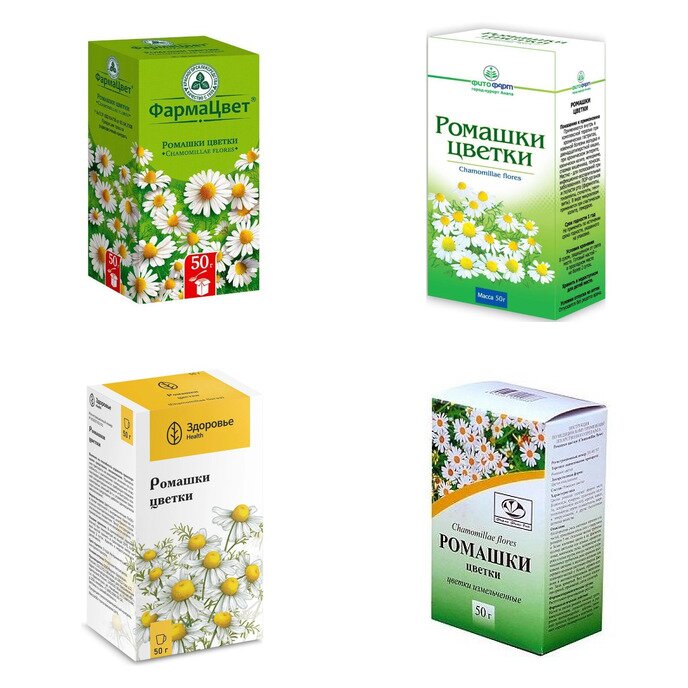 Ромашки цветки 50 г (любой производитель)