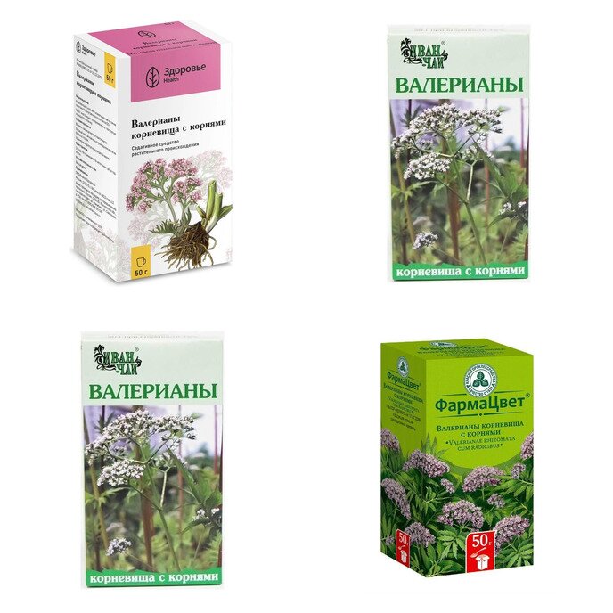 Валерианы лекарственной корневища с корнями 50 г (любой производитель)