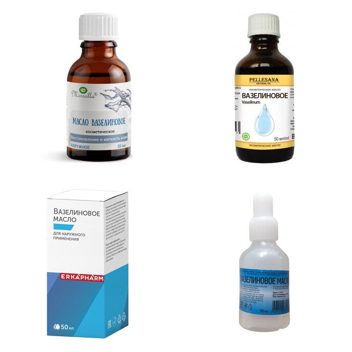 Вазелиновое масло косметическое для наружного применения 50 мл (любой производитель)