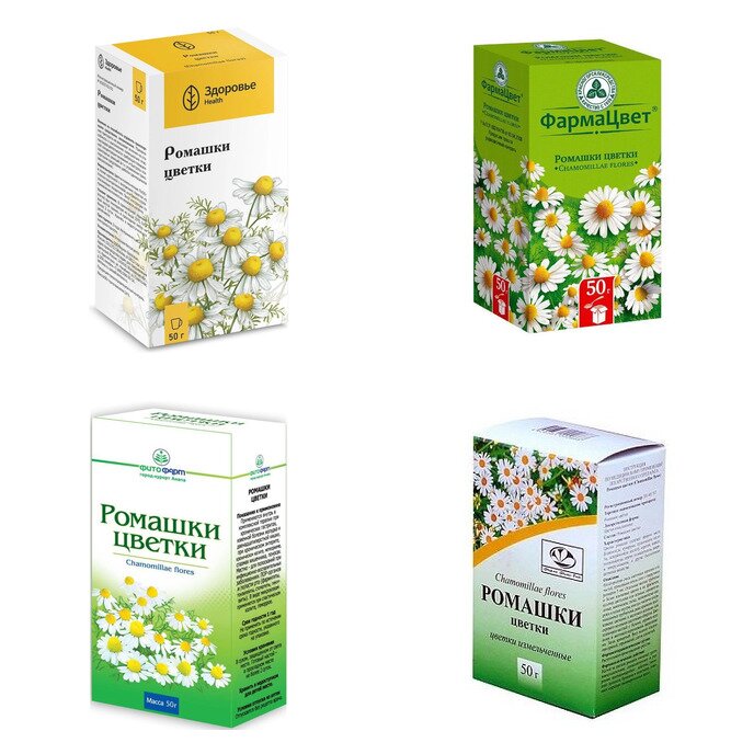 Ромашки цветки 50 г (любой производитель)
