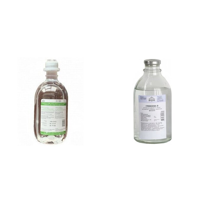 Глюкоза раствор для инфузий 10% 400 мл (любой производитель)