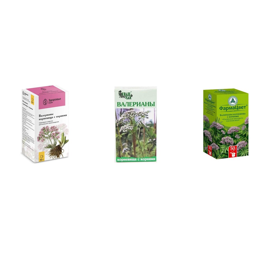 Валерианы лекарственной корневища с корнями 50 г (любой производитель)