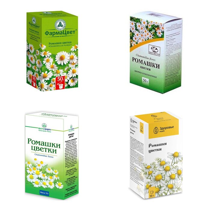 Ромашки цветки 50 г (любой производитель)