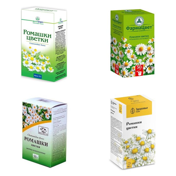 Ромашки цветки 50 г (любой производитель)